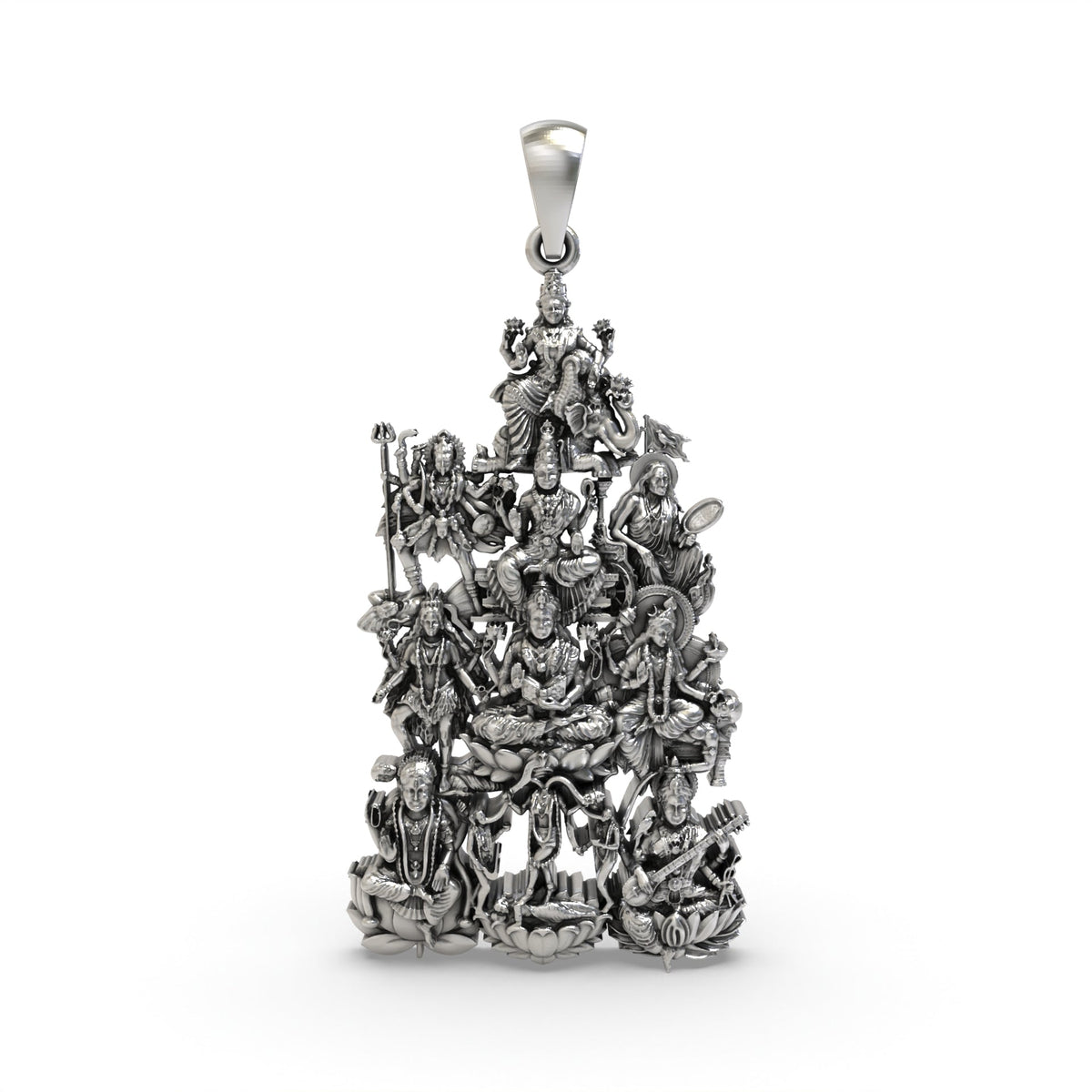 Das Mahavidya Pendants | 925 Silver Adi Shakti Goddess Jewelry
