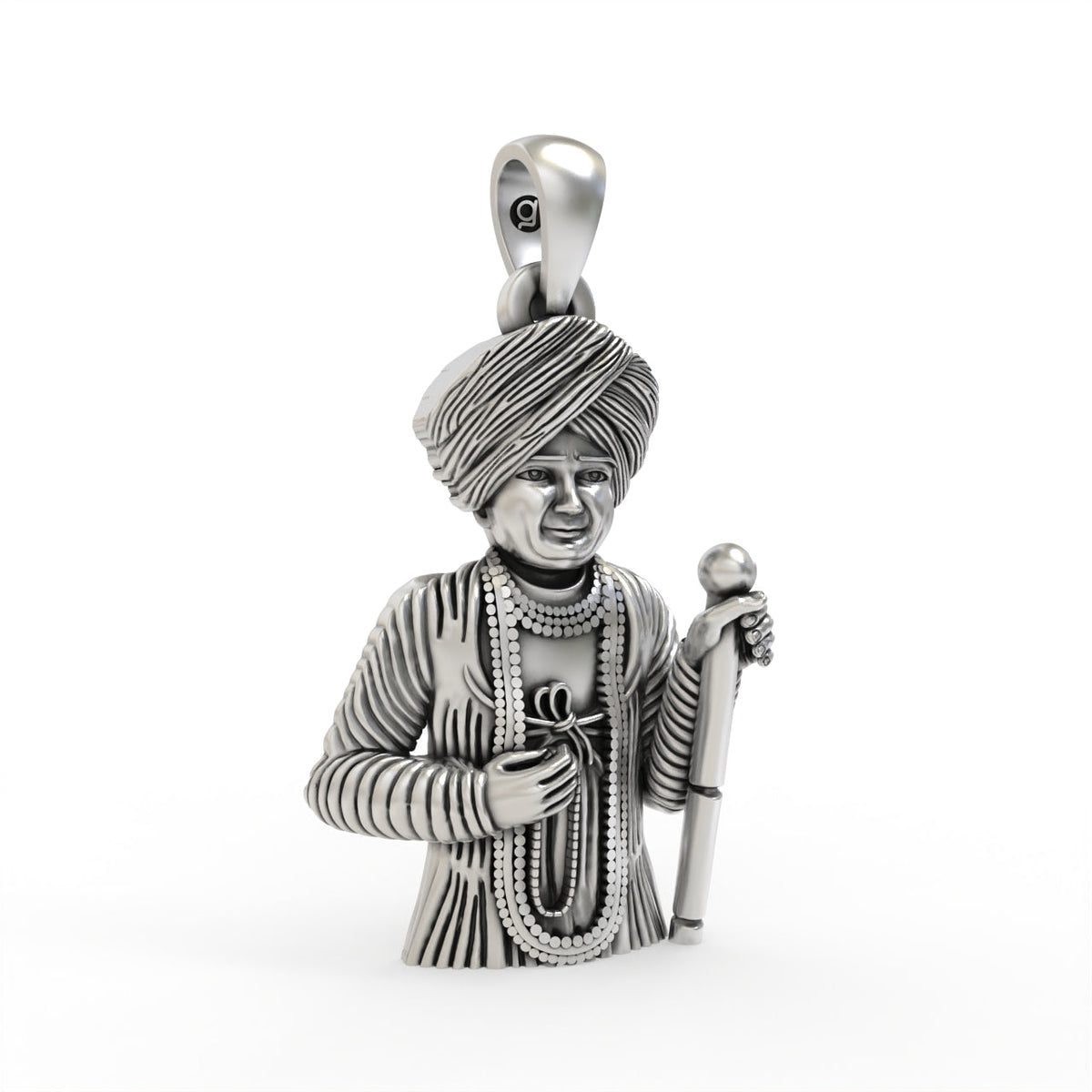 Premium 925 silver Jalaram devotional locket