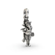 Oxidized Ganeshji pendant craftsmanship angle