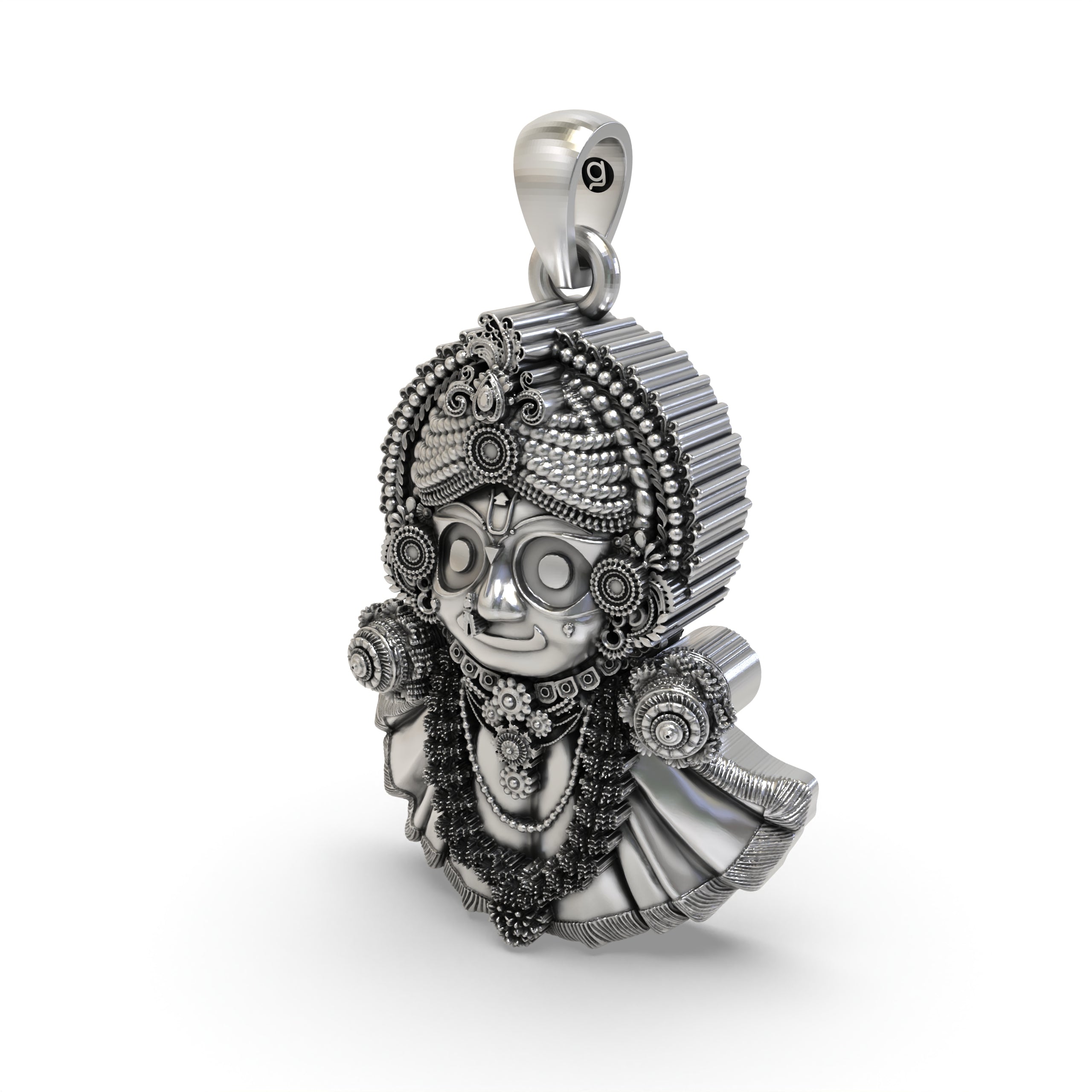 925 Silver Jagannath Pendant