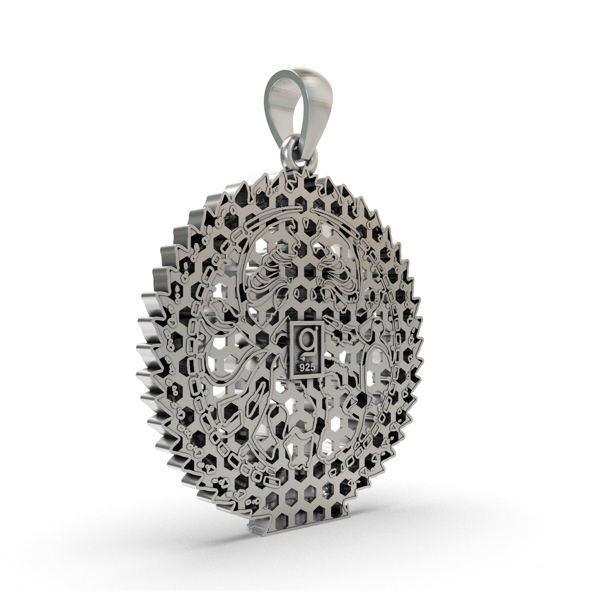 925 Silver Nataraja Pendant – Lord Shiva Dancing Form