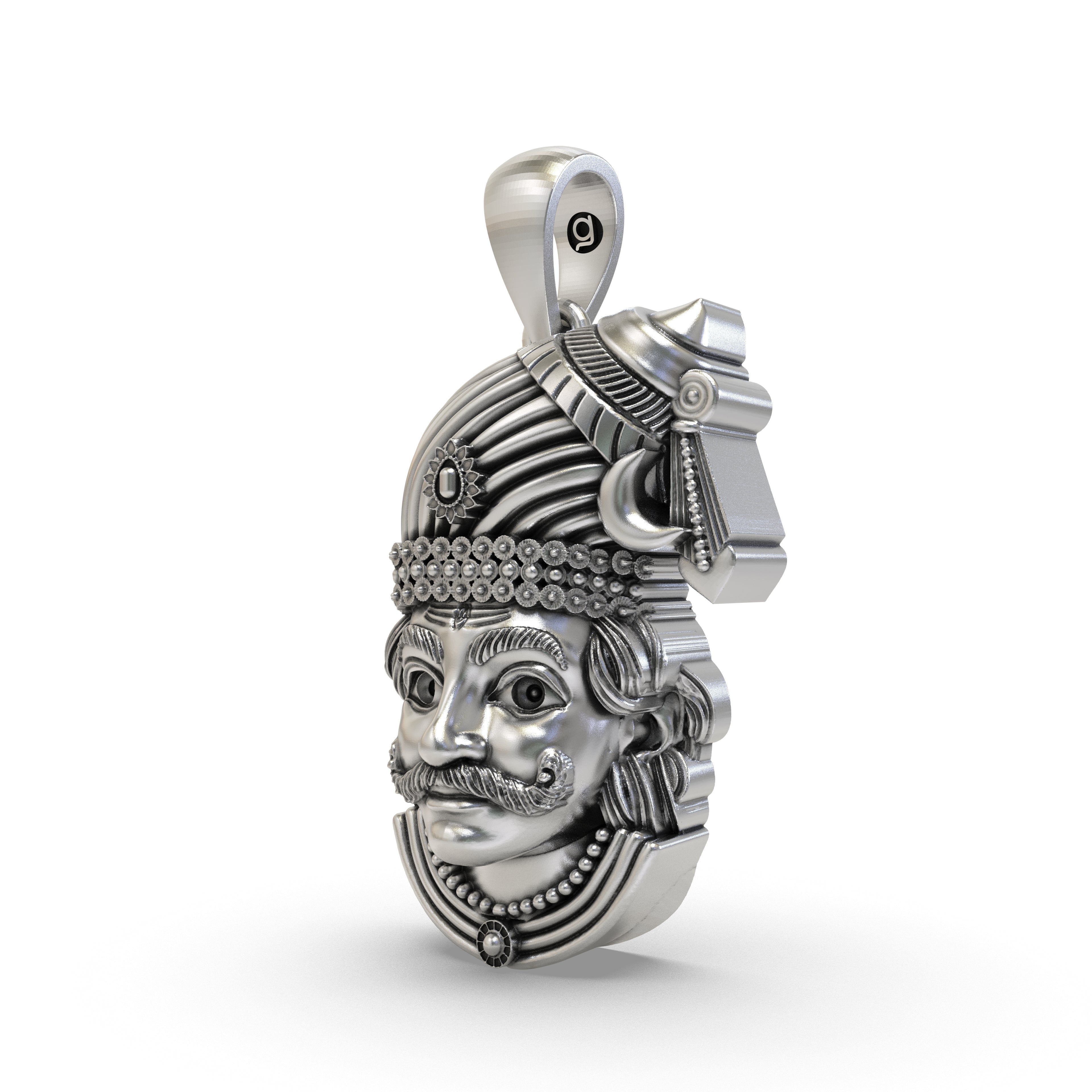 925 Silver Sudalai Madan Swamy Pendant | Sacred Tamil Kaval Deivam Jewelry