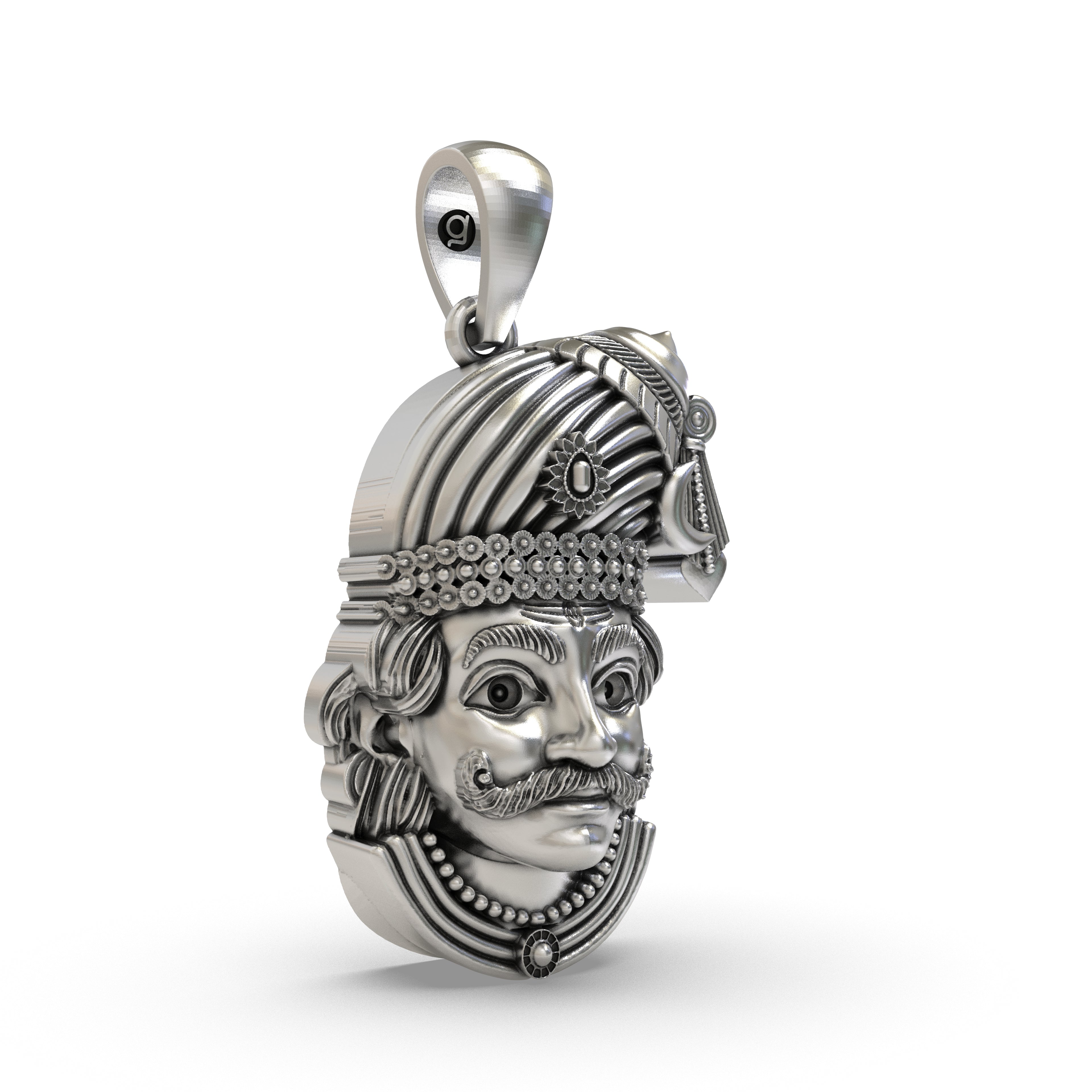 925 Silver Sudalai Madan Swamy Pendant | Sacred Tamil Kaval Deivam Jewelry