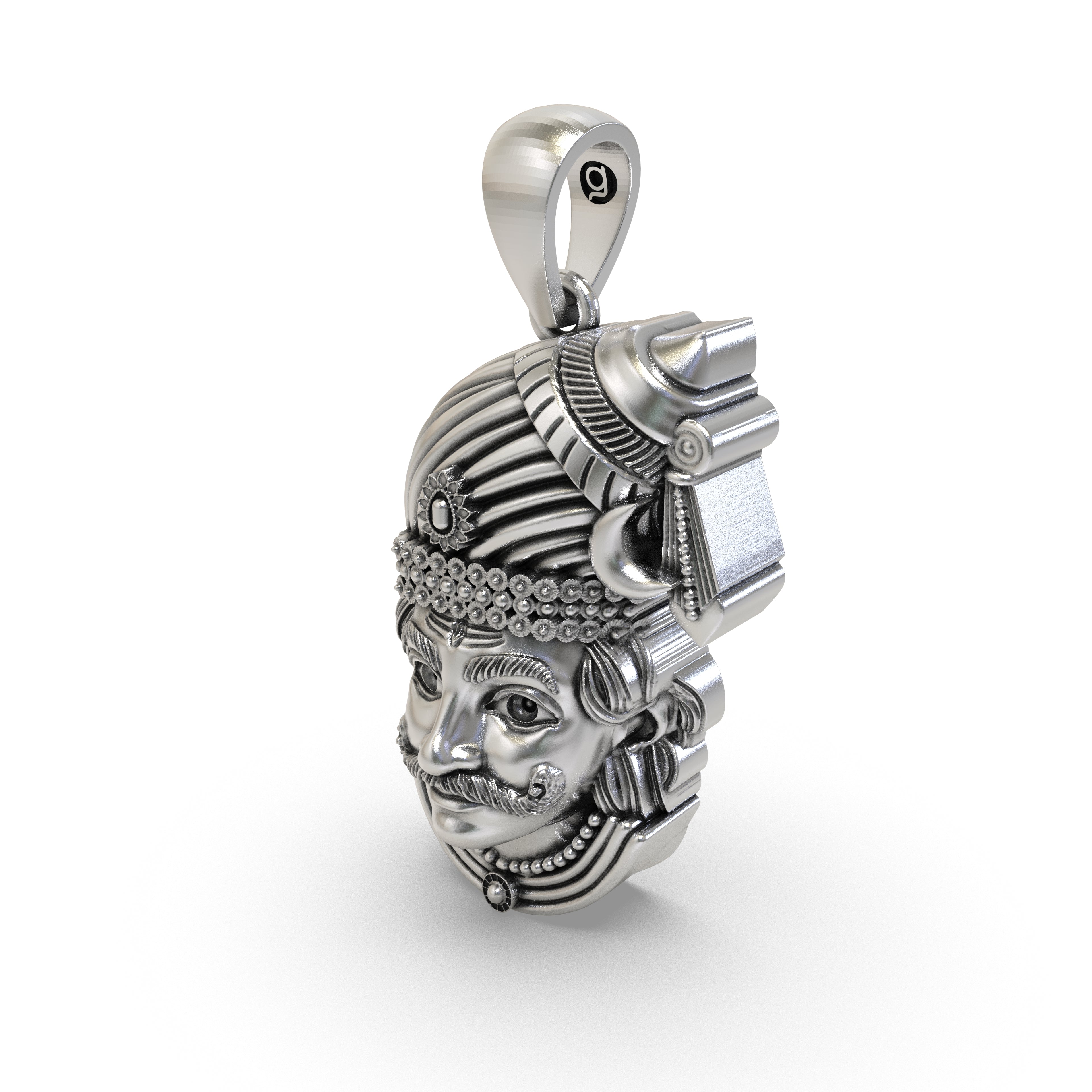 925 Silver Sudalai Madan Swamy Pendant | Sacred Tamil Kaval Deivam Jewelry