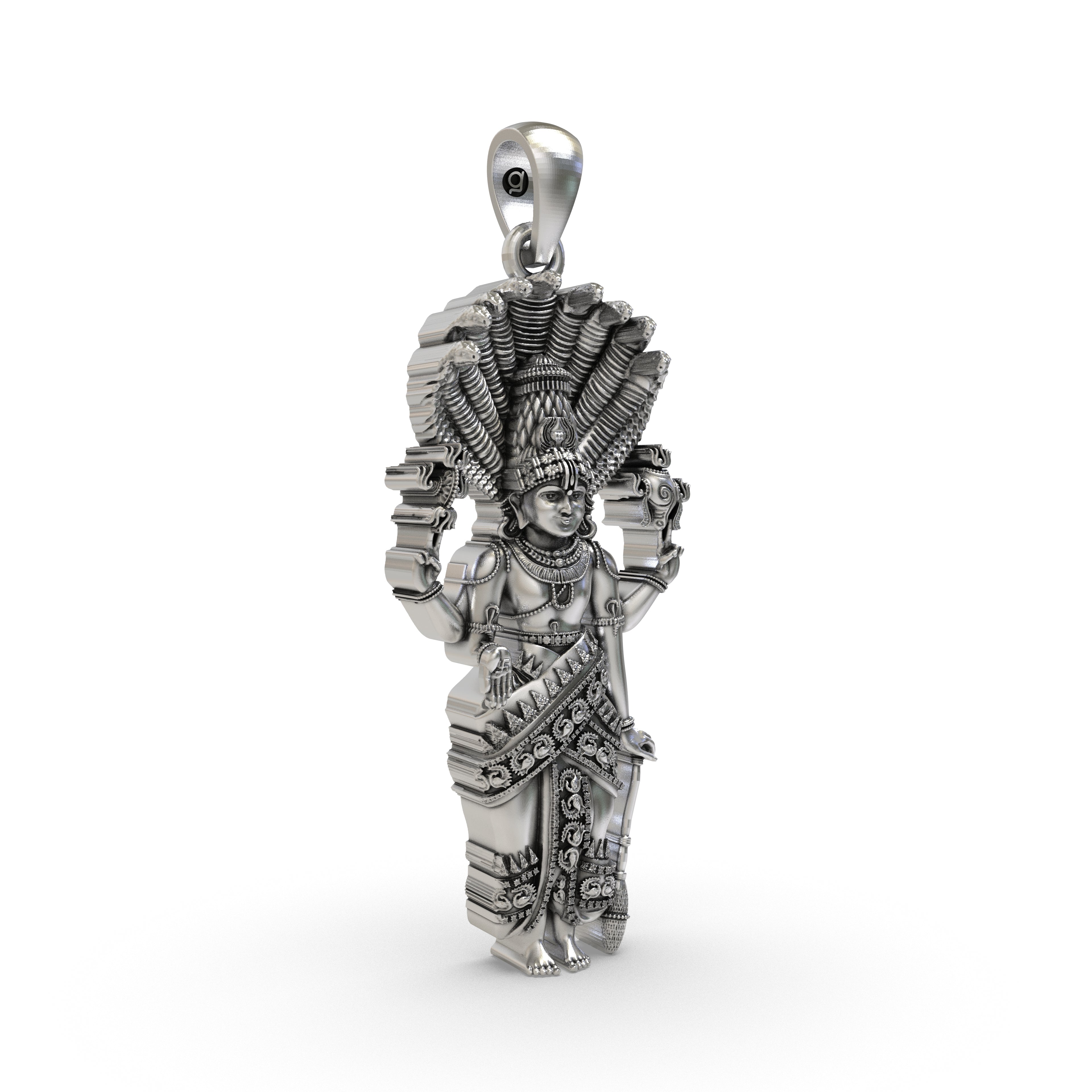 925 Silver Lord Venkateshwara Pendant