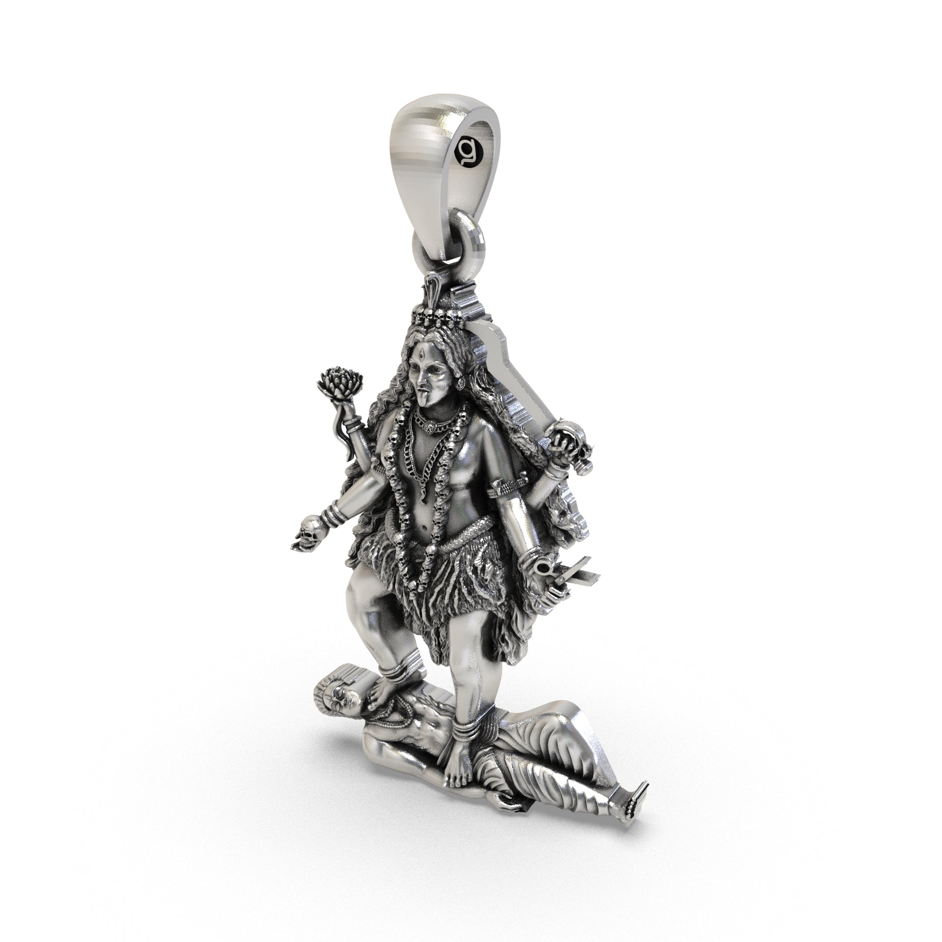 Tara Mahavidya 925 Silver Pendant for Protection & Healing