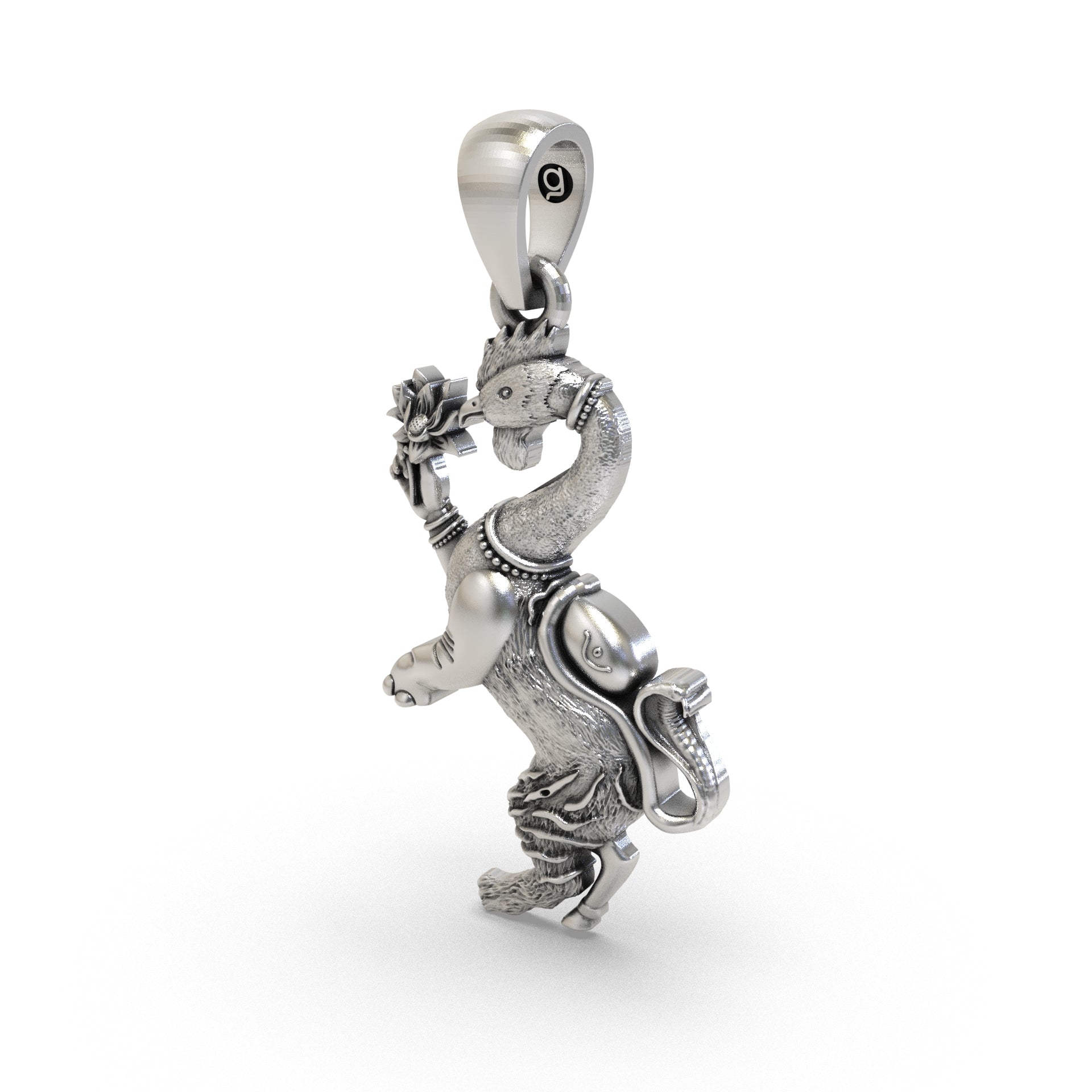Navagunjara 925 Silver Pendant for Divine Protection & Vishnu Blessings