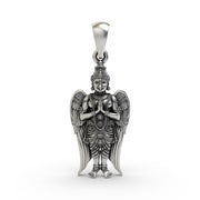 925 Silver Garuda Pendant – Sacred Vishnu Vahana Symbol for Protection, Courage & Divine Strength