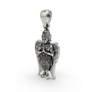 925 Silver Garuda Pendant – Sacred Vishnu Vahana Symbol for Protection, Courage & Divine Strength