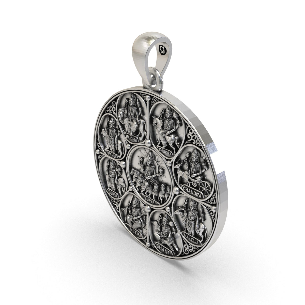 Navagraha 925 silver devotional jewelry