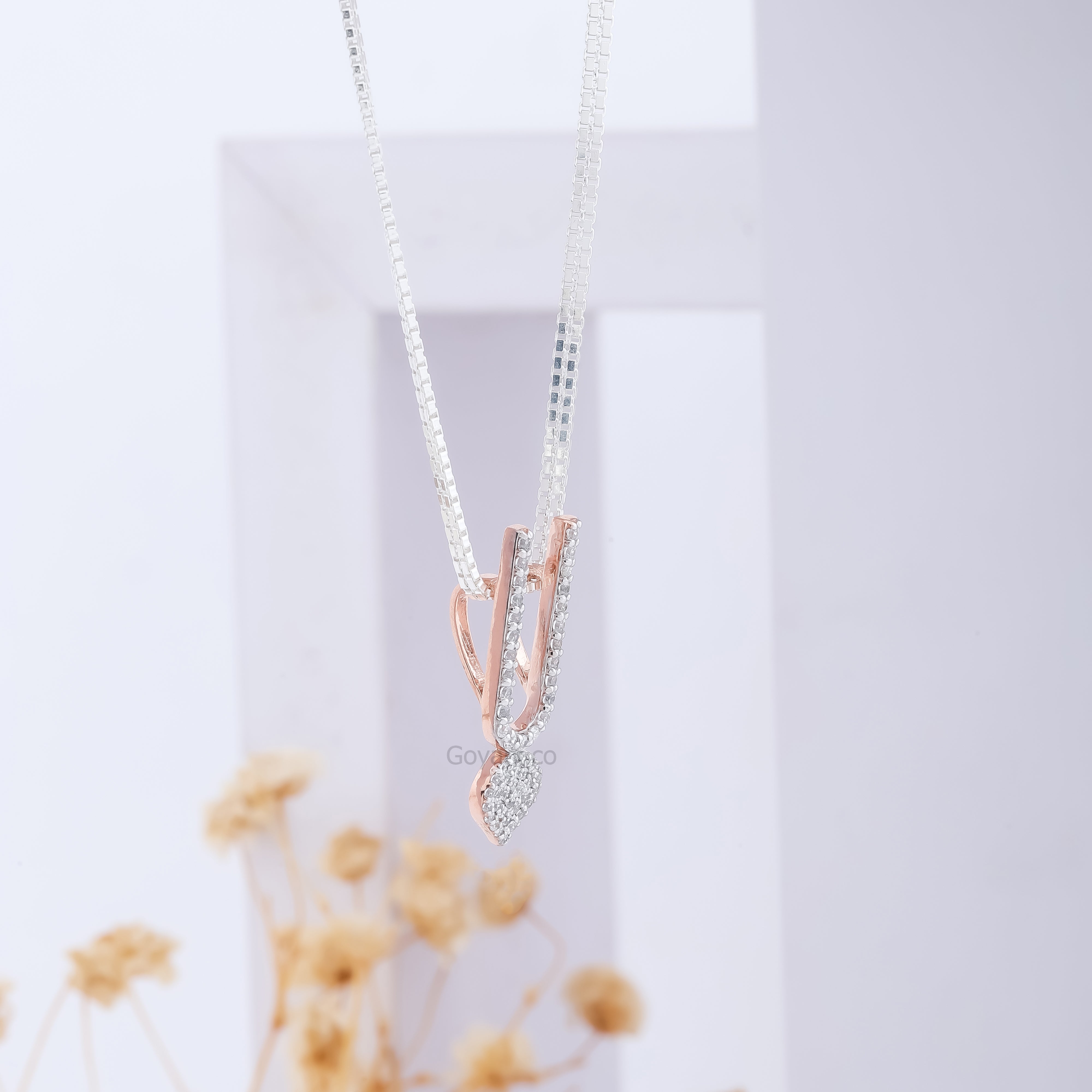 925 Sterling Silver ISKCON Tilak Pendant