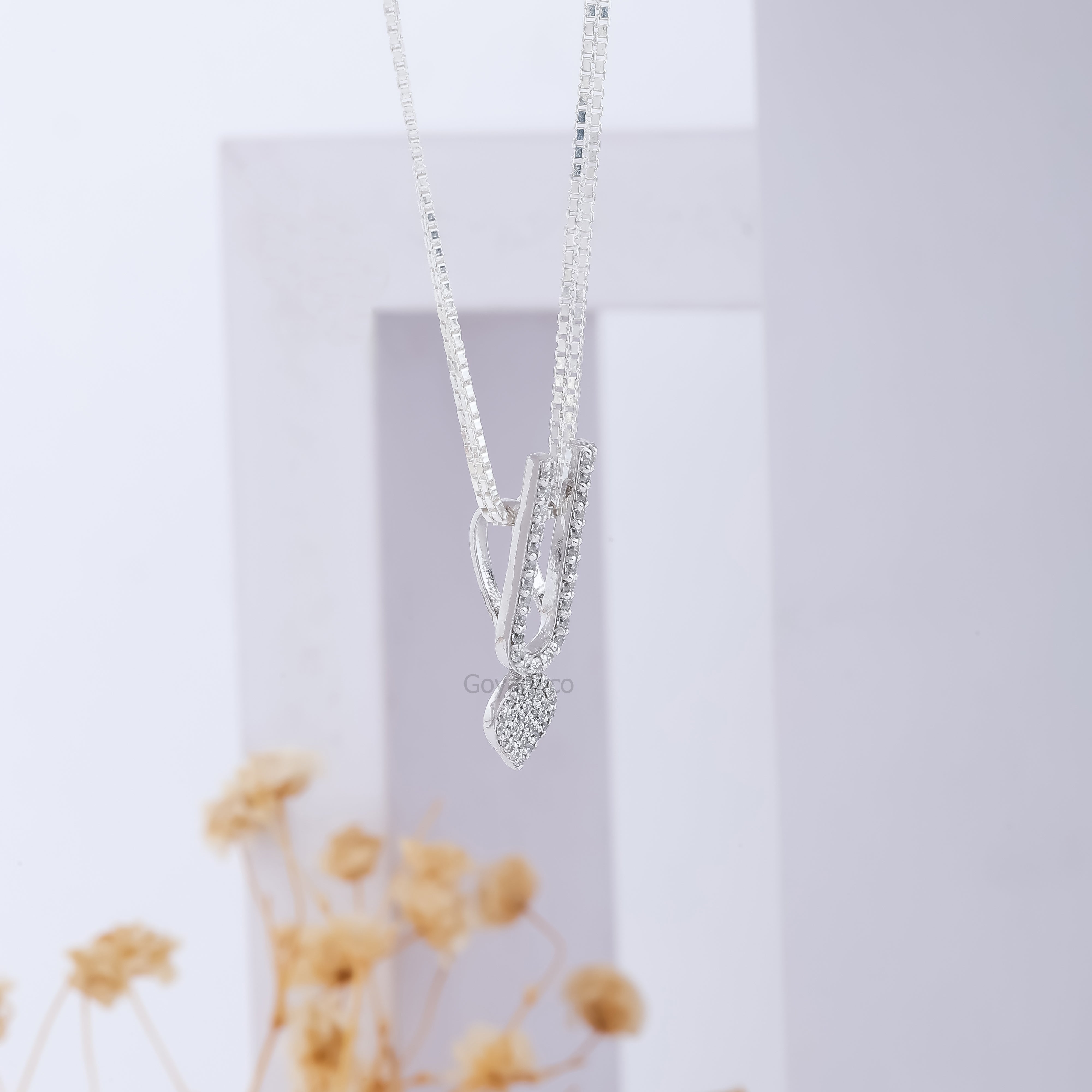 925 Sterling Silver ISKCON Tilak Pendant