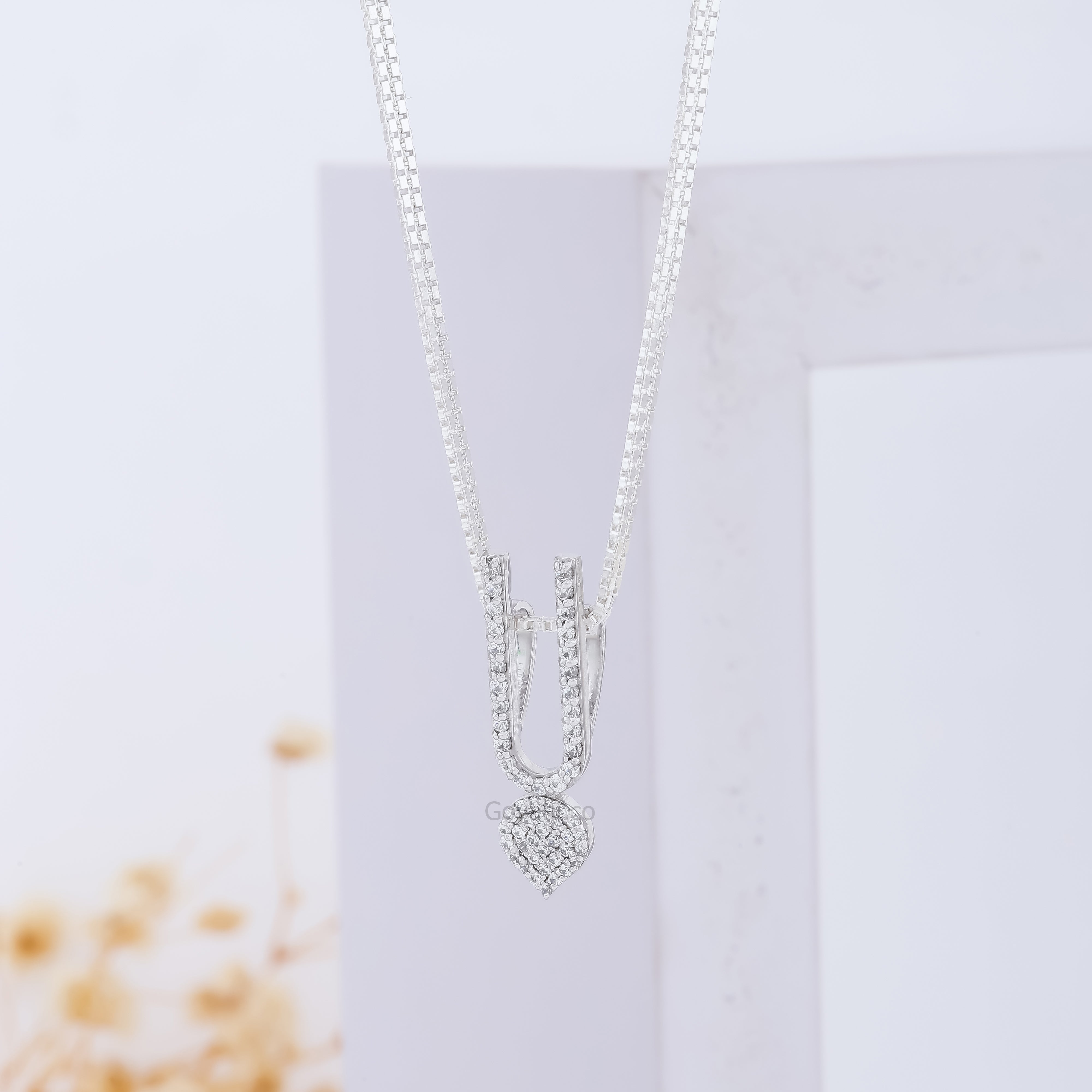 925 Sterling Silver ISKCON Tilak Pendant