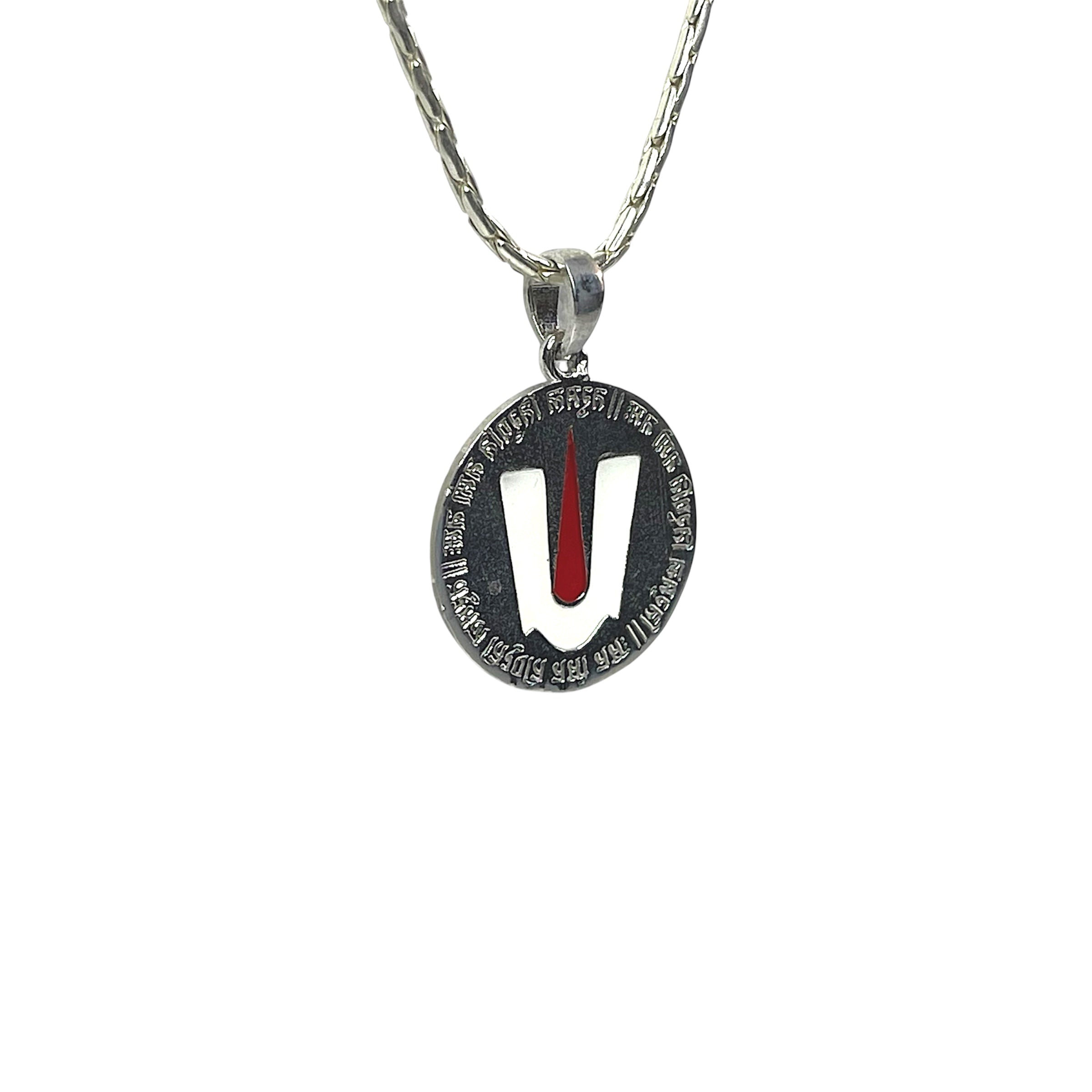 925 Sterling Silver Venkateswara Tilak Pendant with Premium Mina Work | Tirupati Balaji Namam Locket for Men & Women