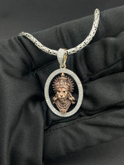 Hanumanji pendant with Meena work details