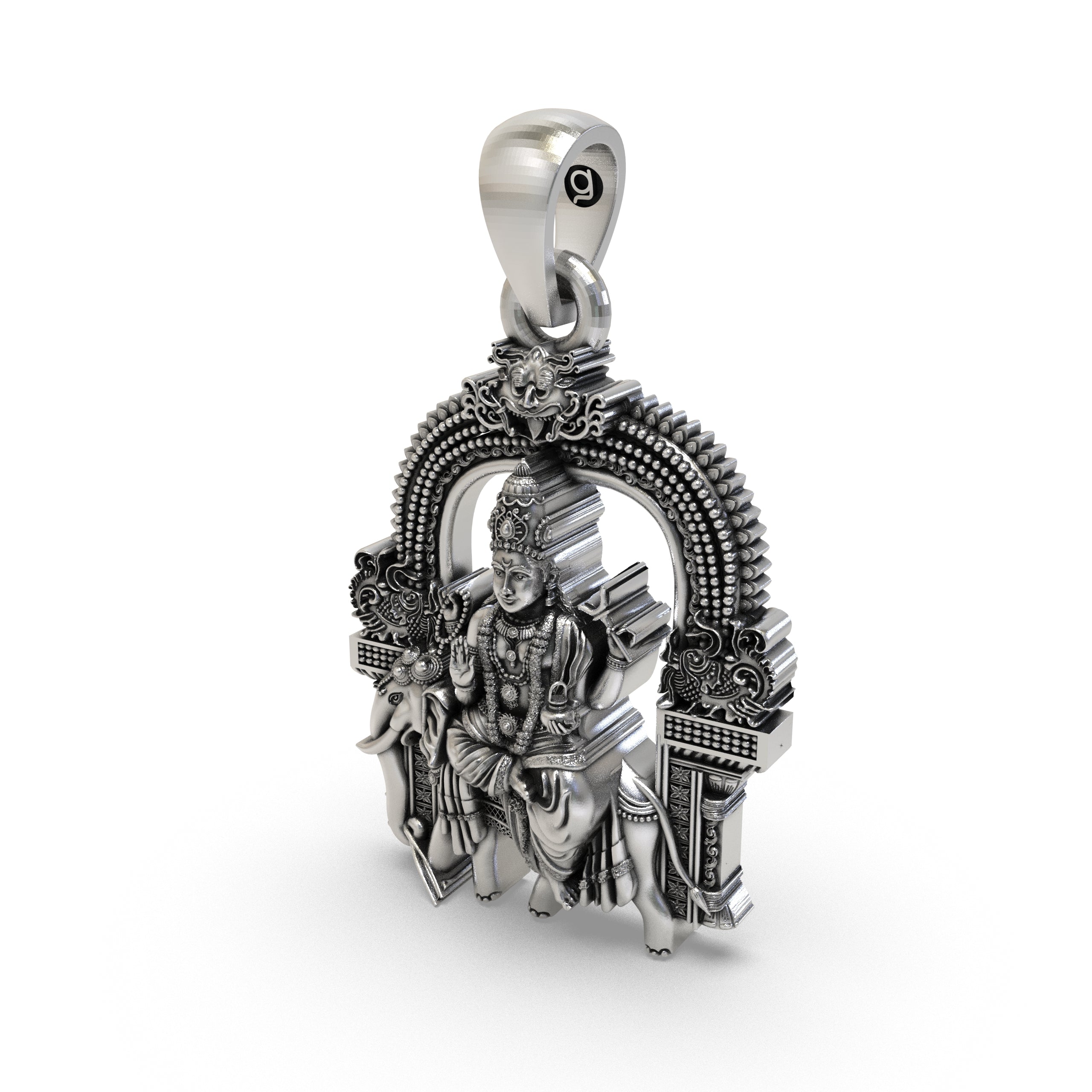 925 Silver Brihaspati Pendant | Sterling Silver Guru Graha Locket